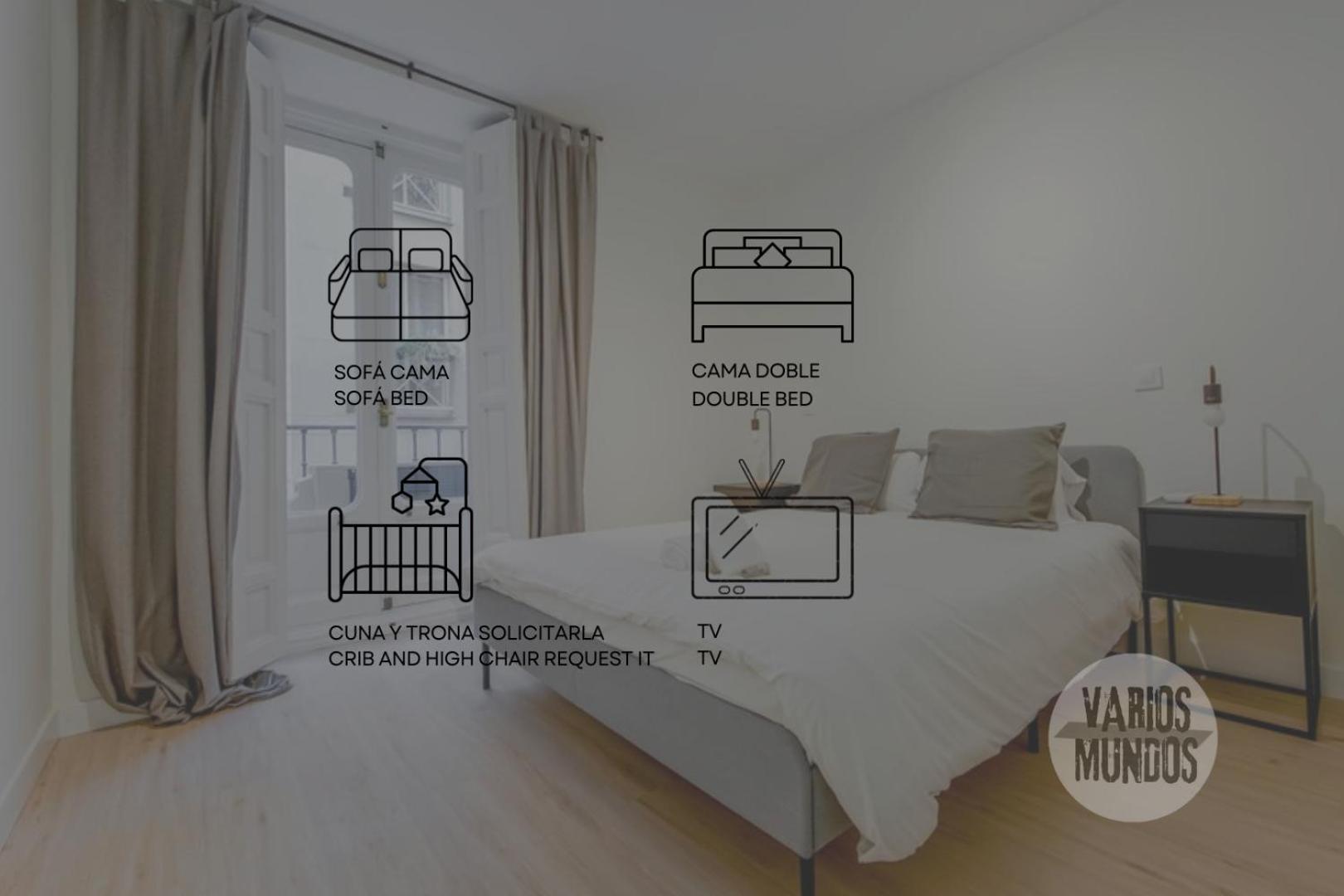 Modern Apt Para 6Pax En La Plaza De Tirso-Centro E1 Madrid Kültér fotó
