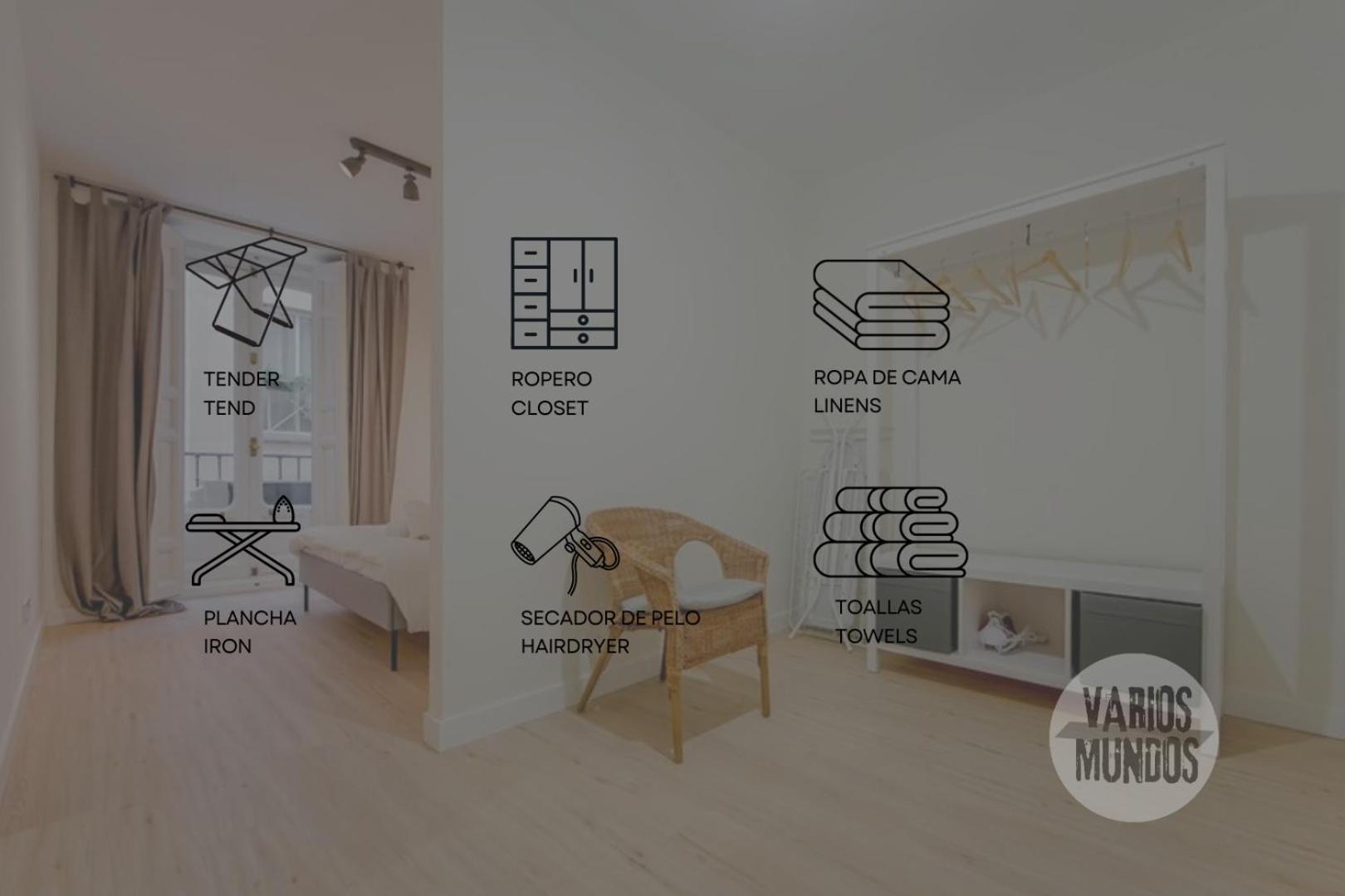 Modern Apt Para 6Pax En La Plaza De Tirso-Centro E1 Madrid Kültér fotó