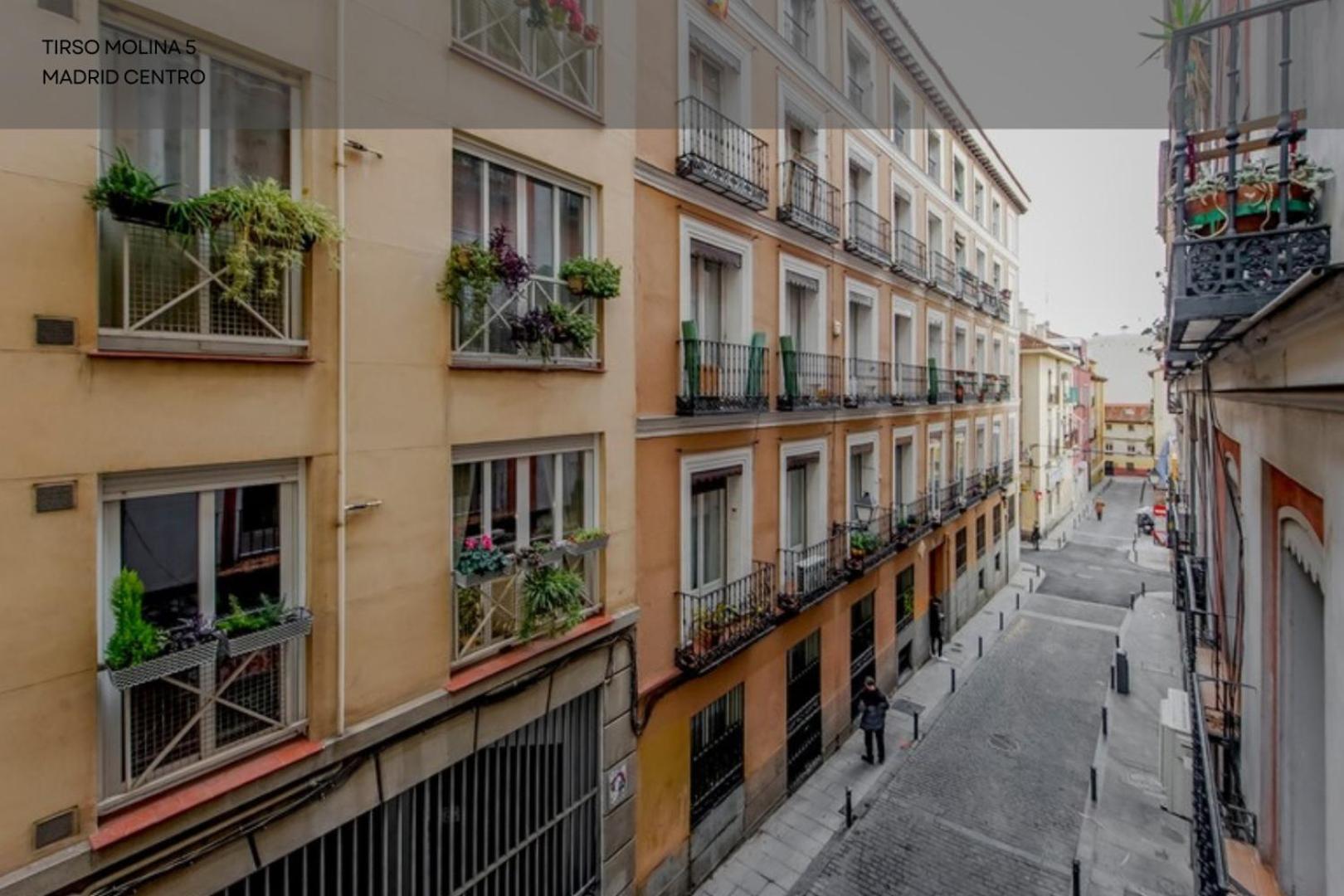 Modern Apt Para 6Pax En La Plaza De Tirso-Centro E1 Madrid Kültér fotó